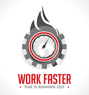 Logo - work faster - employer issue