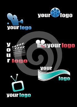 Logos for cinema, television, video