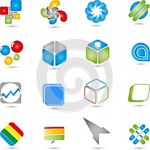 Logos, collection, Multimedia, Service