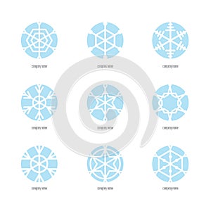 Logos snowflakes