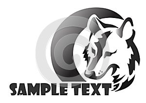 Logotype wolf photo