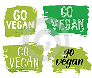 Logotypes for vegan