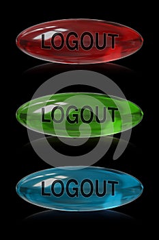 Logout button