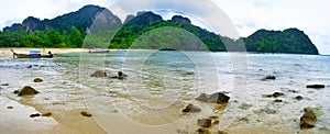 Loh Lana bay at Phi Phi island photo