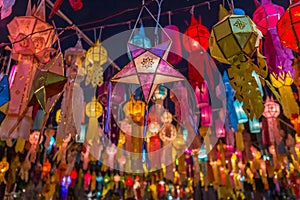 Loi Krathong lanterns