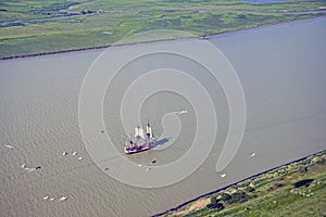 Loire River Hermione bateau france navigation riviere a