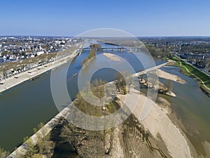 Loire river in Orleans, Loiret photo