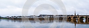 The Loire in the town of Blois in France