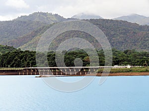 Lokgal Oya reservoir in Mahiyangana.