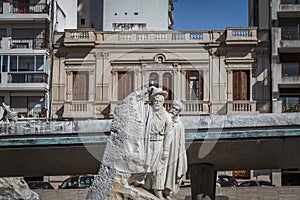 Lola Mora Sculpture El Pueblo at National Flag Memorial Monumento Nacional a la Bandera - Rosario, Santa Fe, Argentina photo