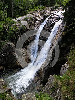 Lolaia Waterfall, National Park Retezat, Romania