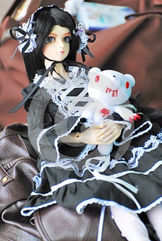 A lolita Japanese maid style doll for collectors