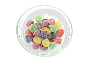 Lollies in Glass Bowl