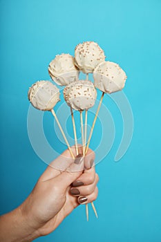 Lollipop candy sweets, cake pop dessert