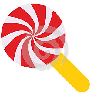 Lollipop Colored Vector Icon that can be easily modified or edit