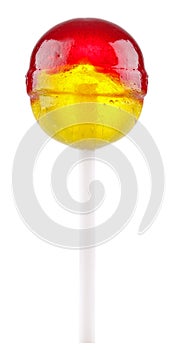 Lollipop with fruit flavour