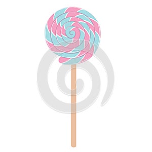 Lollipop Isolated on White Background