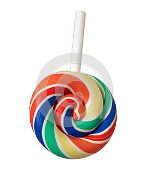 lollipop set fly on white