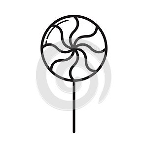 lollipop. Vector illustration decorative design