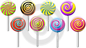 Lollipops Lollipop Collection Spiral Swirly