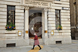 Lombard street is a street notable for its connections with the City of London`s merchant, banking and insurance industries