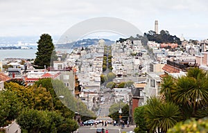 Lombard street, San Francisco, CA