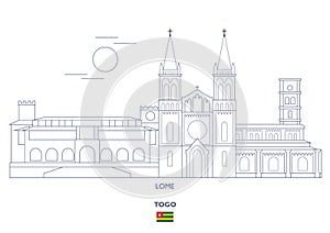 Lome City Skyline, Togo