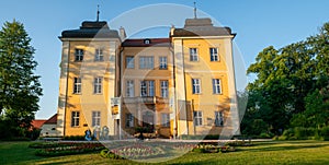 lomnica Palace is surrounded by picturesque mountains, among meadows and forests