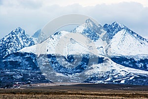 Lomnický štít, Vysoké Tatry, Slovensko, detail scény