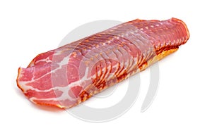 Lomo embuchado, pork meat cold cuts typical of Spain photo