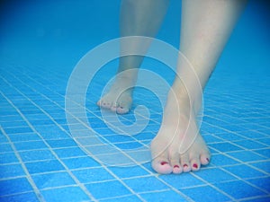 Lomo Feet Underwater