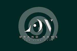 LON abstract letter logo design