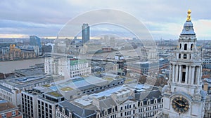 London aerial view from St. Paul's