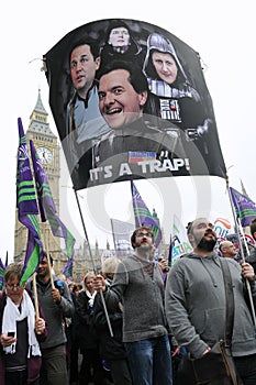London Austerity Protest