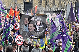 London Austerity Protest