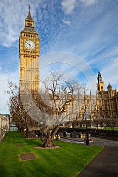 London. Big Ben clock tower