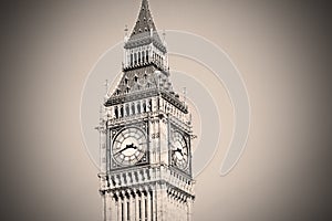 london big ben and historical old construction england aged cit