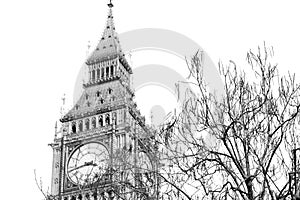 london big ben and historical old construction england aged cit