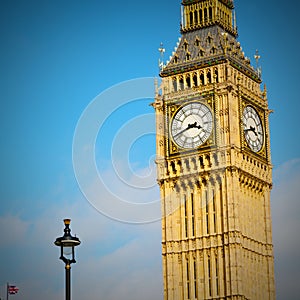 london big ben and historical old construction england aged cit