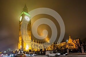 London, Big Ben by night