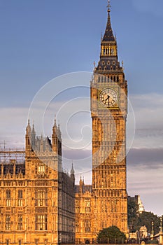 London - Big Ben Tower Clock tower and Abbey