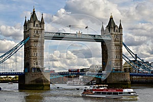 The river Thames and London Bridge