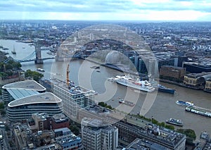 London Bridge view from Sky Garden photo