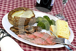 London Broil Steak Dinner photo