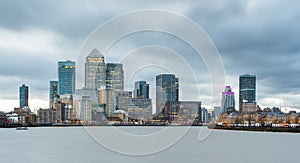 London Canary Wharf cityscape photo