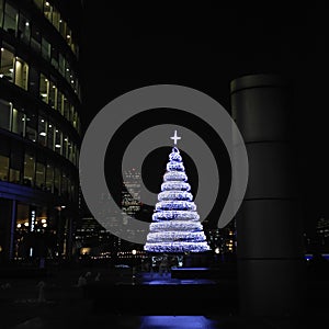 London christmas tree europe december