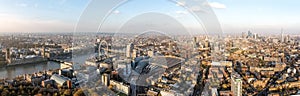 London City Aerial Panorama View