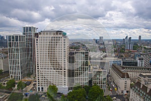 London city aerial view, London, UK