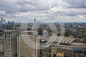 London city aerial view, London, UK