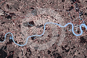 London City Capital Of UK Vector Extremely Detailed Map Abstract Background
